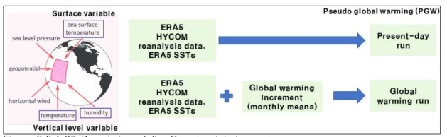 Description of the Pseudo global warming