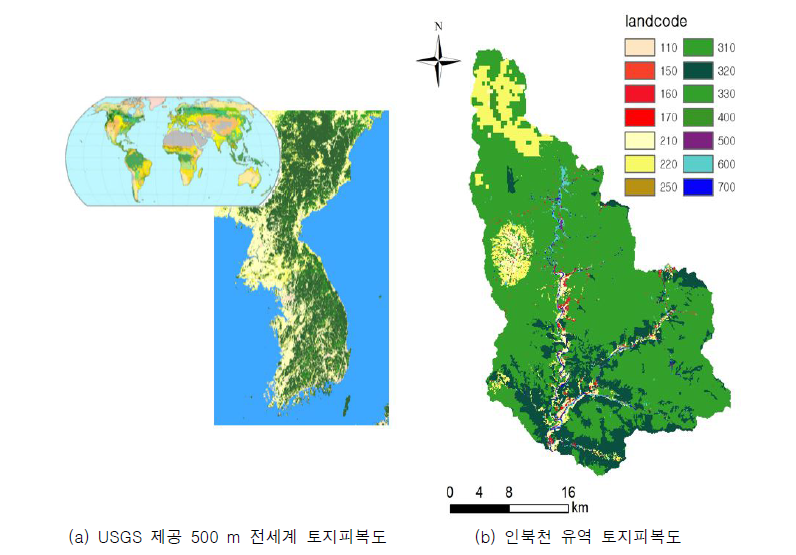 토지피복 자료의 구축