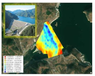 소양강댐 PS-InSAR 분석 결과