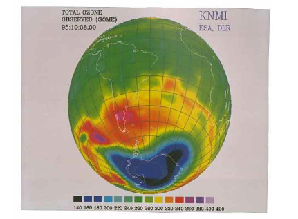 Ozone observation by GOME aboard ERS-2