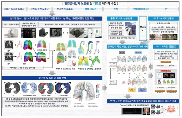 CT 영상매칭 기술개발을 통한 환경유해인자 노출 폐 질환의 구조적 및 기능적 평가 연구개발 개요