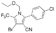 chlorfenapyr의 화학구조