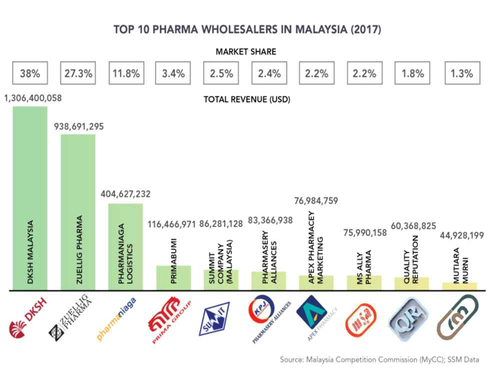 말레이시아 상위 10개 제약회사