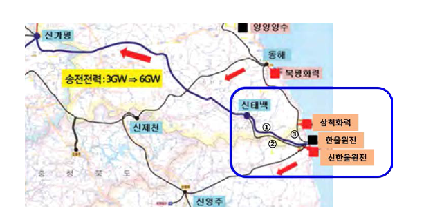 동해안 지역 연쇄사고 발생 도식화(2022.3)