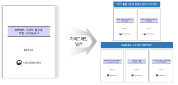 6가지 핵심 권고사항 중 RWD/RWE 관련 Framework 발표