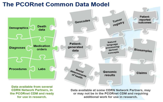 PCORnet CDM의 구조