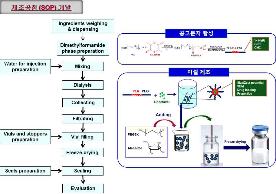 개발된 제조공정 전체 모식도