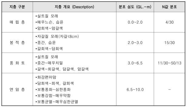 시추공별 상세현황(DM-9)