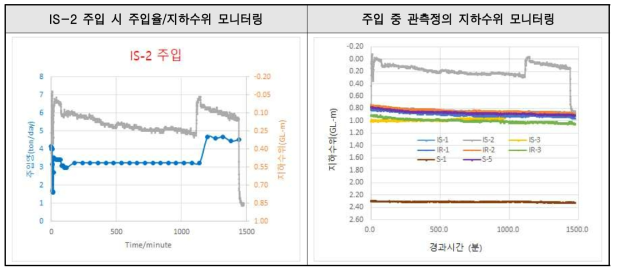 IS-2 주입시험 결과
