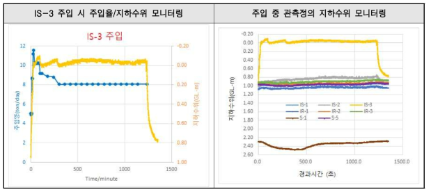 IS-3 주입시험 결과