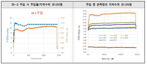 IR-2 주입시험 결과