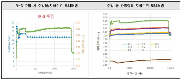 IR-3 주입시험 결과