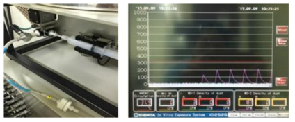 궐련형 전자담배 주류연 채취 및 자동화 particle number counting