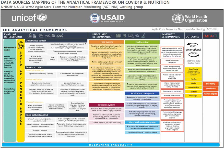 Comprehensive analytical framework (UNICEF/US AID/WHO, 2022)