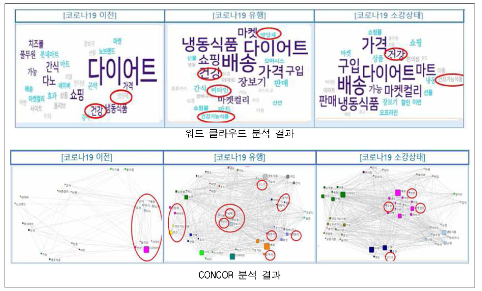 SNS 빅데이터를 활용한 온라인 식품 구매 관련 주요 키워드 분석