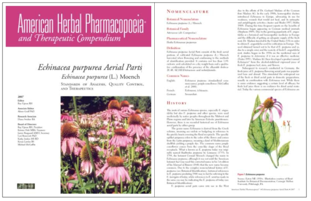 American Herbal Pharmacopoeia monograph