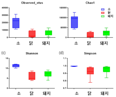 Alpha & Beta Diversity 분석 결과