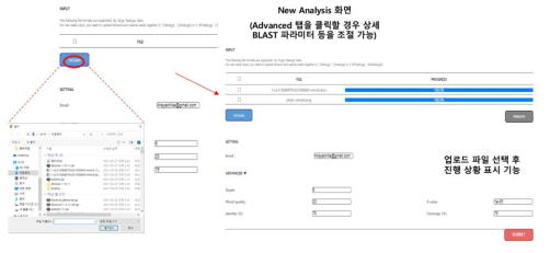 혈청형 프로그램 사용 화면(1)