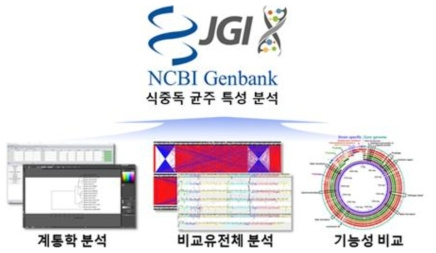 비교유전체 분석을 활용한 식중독 균주 특성 분석