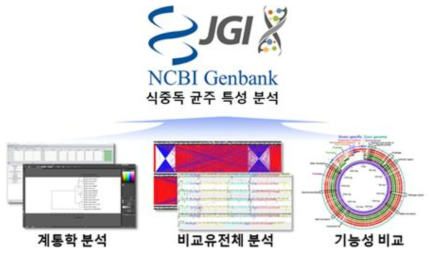 비교유전체 분석을 활용한 식중독 균주 특성 분석