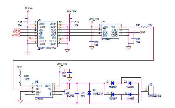 Isolated Current-Loop Output 회로도