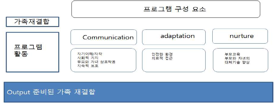 국내 피학대 아동과 가족을 위한 가족재결합 프로그램 모듈 안
