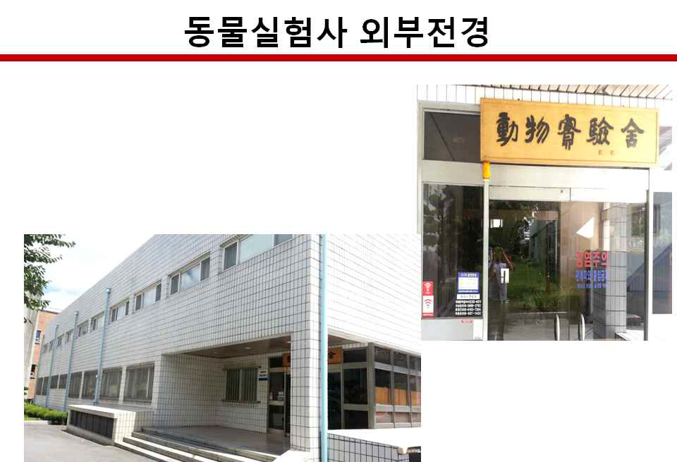 전남대학교병원 동물실험사 외부