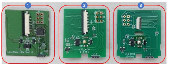 MCU PCB 케이블측