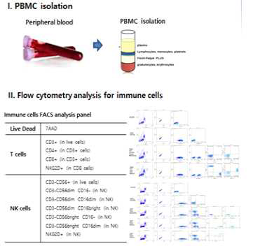 Immune cells biomarker analysis