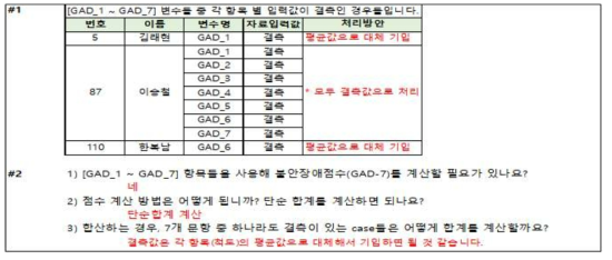 resolution을 통한 도구 하위문항 결측 처리