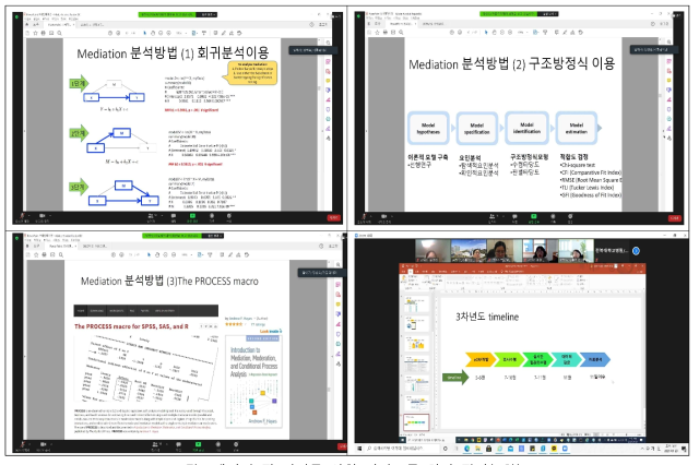 데이터 질 관리를 위한 마일스톤 회의 장면(1차)