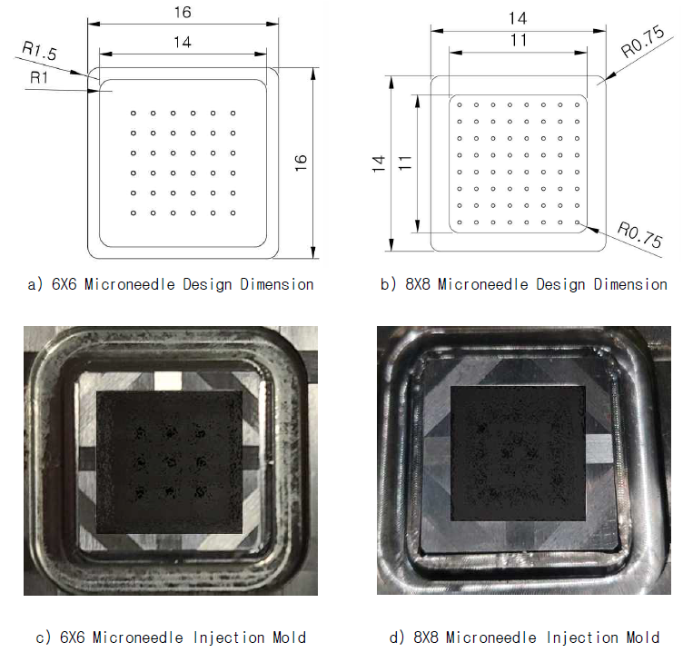 사출공정을 이용한 마이크로니들 설계, 금형제작