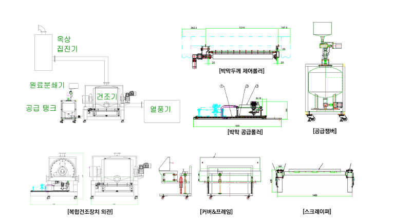 복합건조장치 상세설계