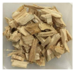 Raw material (Pinus densiflora) used in this study