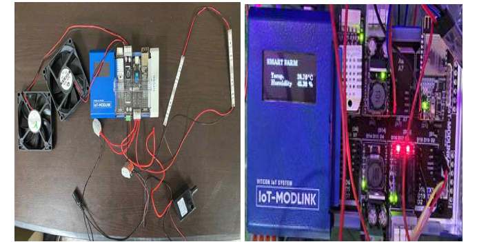 IoT 기기, 배양환경 측정센서 및 최적제어 시스템 구축