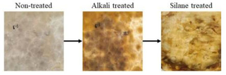 균사체 매트 silane treatment 처리