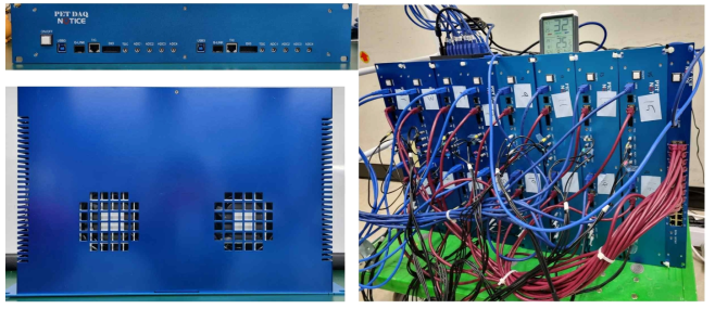 개발된 DAQ 시스템 및 TCB