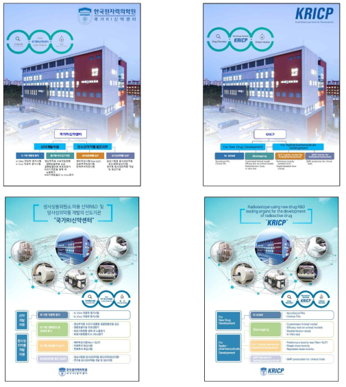 대한방사성의약품학회, 한국실험동물협회, 방사선생명과학회 학회지 및 교육책자 이미지 광고