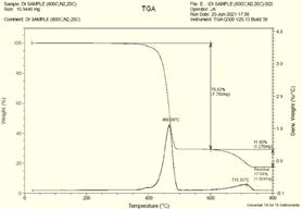 Thermogravimetric analysis