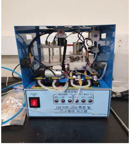 제작된 UV기반 TOC측정 시스템 시제품