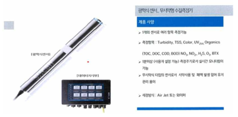 SCAN사의 Spectro lyser-Scan TOC 분석기