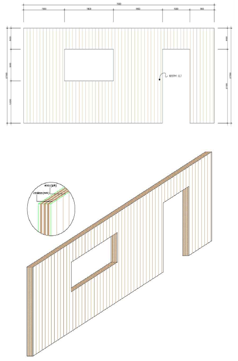 Ply-lam CLT의 2D 면부재