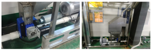 Implementation of filling and withdrawing machine