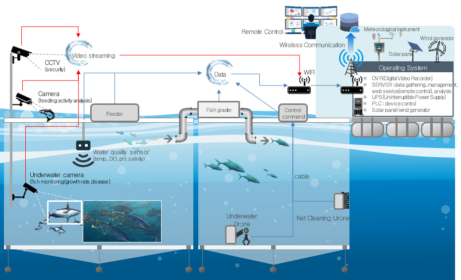 Cage-based smart aquaculture system