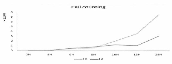7L 배양조건에서의 균수 및 plasmid 안정성 관계 분석