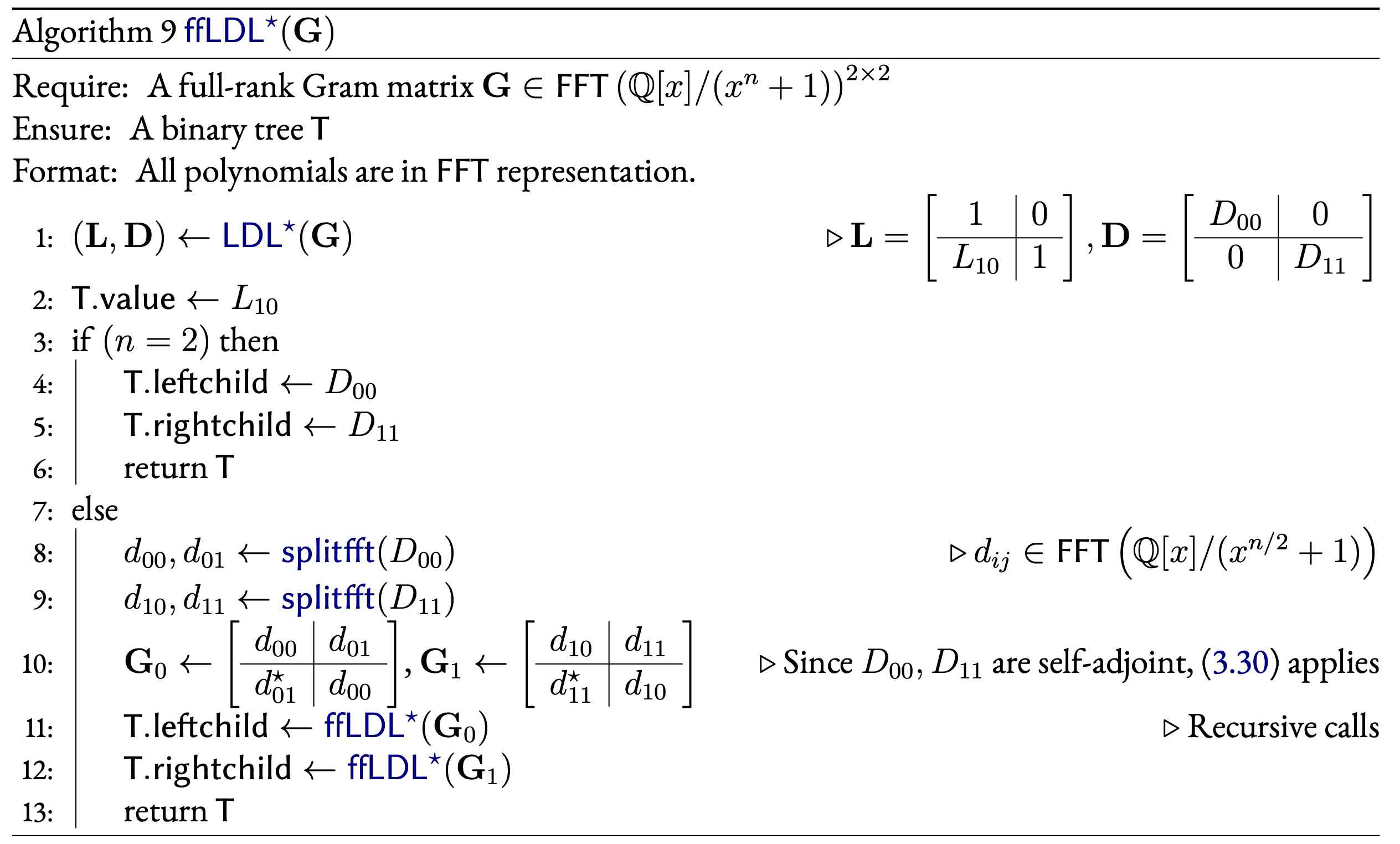 ffLDL* 알고리즘 (출처 : [PFH+20])