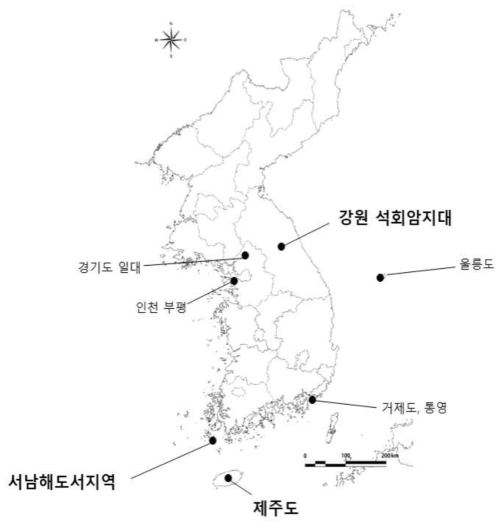 2022년 미개척 생육지의 조사지역