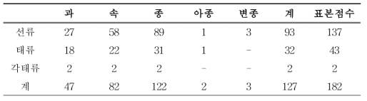 경상북도 울릉도의 선태식물 조사결과