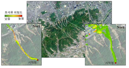 RWM 시뮬레이션 결과 (우면산, 2011)