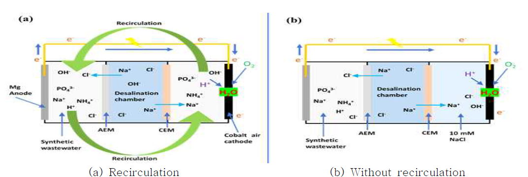 Metal/air desalination fuel cell